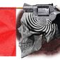 Illustration on &quot;Red Flag&quot; gun laws by Alexander Hunter/ The Washington Times