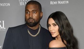 Kanye West, left, and Kim Kardashian attend the WSJ. Magazine Innovator Awards on Nov. 6, 2019, in New York. Kardashian and Ye, who legally changed his name from Kanye West, have reached a settlement in their divorce, averting a trial that had been set for next month, court documents filed Tuesday, Nov. 29, 2022, showed. (Photo by Evan Agostini/Invision/AP, File)