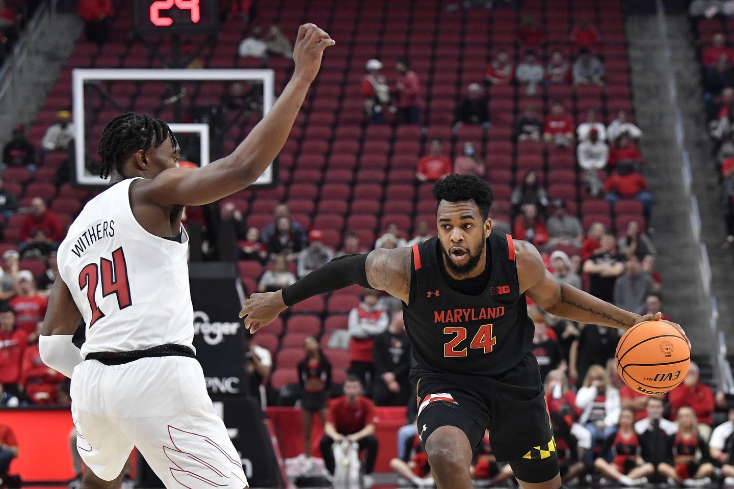 Sports News: Donta Scott scores 18, No. 22 Maryland blows out Louisville 79-54