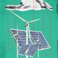 Illustration on green energy by Linas Garsys/The Washington Times