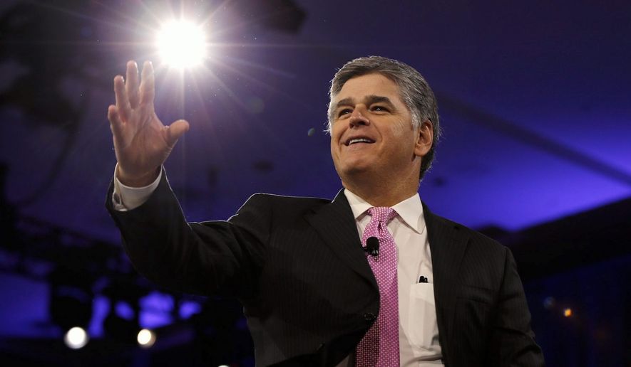 Sean Hannity is a veteran primetime host on Fox News who has earned some very respectable ratings. He also has hit a record-breaking milestone in his daily talk radio show — which has been syndicated by Premiere Networks for the last 20 years. Mr. Hannity’s program is now heard on 700 affiliate stations in the U.S. according to Talkers.com, an industry source.  (Associated Press, file)