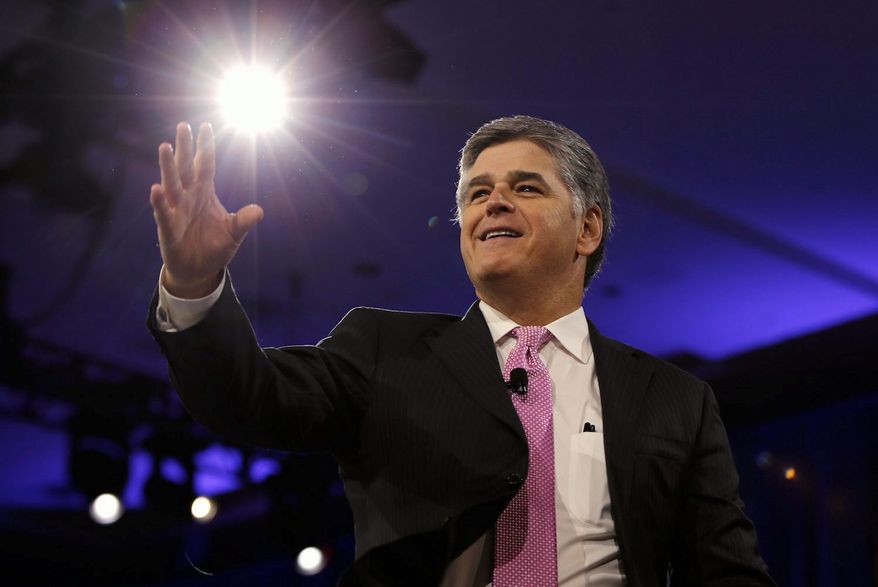 Sean Hannity is a veteran primetime host on Fox News who has earned some very respectable ratings. He also has hit a record-breaking milestone in his daily talk radio show — which has been syndicated by Premiere Networks for the last 20 years. Mr. Hannity’s program is now heard on 700 affiliate stations in the U.S. according to Talkers.com, an industry source.  (Associated Press, file)