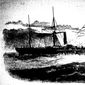 This undated drawing made available by the Library of Congress shows the U.S. Mail ship S.S. Central America, which sank after sailing into a hurricane in September 1857 in one of the worst maritime disasters in American history. Riches entombed in the wreckage of the pre-Civil War steamship for more than a century will begin to hit the auction block for the first time Dec. 3, 2022, when more than 300 Gold Rush-era artifacts are offered for public sale in Reno, Nev. (Library of Congress via AP, File)