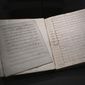 A Ludwig van Beethoven&#39;s music manuscript, is seen in the Moravian Museum&#39;s collection in Brno on Nov. 30 2022, in Brno, Slovakia. The autograph of the 4th movement of the string quartet in B-flat Major, op. 130, one of the highly valued late quartets by the German composer, is finally to be returned to the heirs of the rightful owners, once the richest family in pre-World War II Czechoslovakia, whose members had to flee the country to escape the Holocaust. (Šálek Václav/CTK via AP)