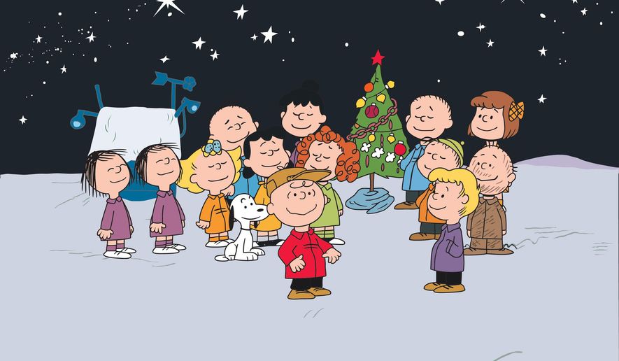 This image released by Peanuts Worldwide shows promotional art for the 1965 animated TV special  “A Charlie Brown Christmas.” The soundtrack has sold more than five million copies.  (Peanuts Worldwide via AP)
