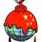 Illustration on China&#39;s quest for world domination by Alexander Hunter/The Washington Times