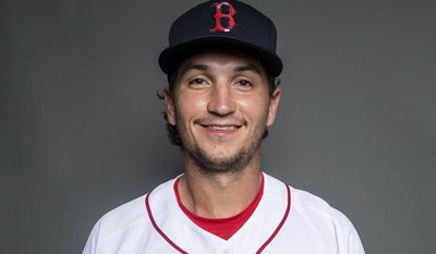 This is a 2021 photo of Thad Ward of the Boston Red Sox baseball team. This image reflects the Boston Red Sox active roster as of Tuesday, Feb. 23, 2021 when this image was taken. (Billie Weiss/MLB Photos via AP) **FILE**
