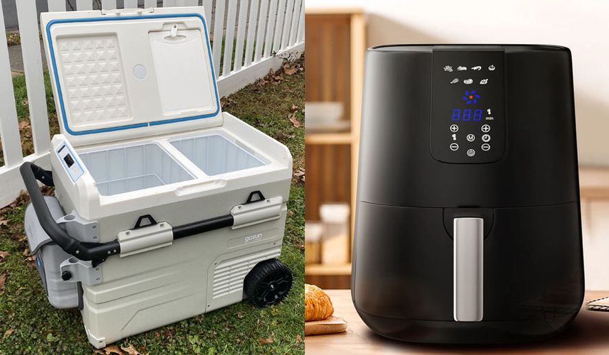 Household stress reliever gift ideas include GoSun&#x27;s Chillest Electric Cooler/Freezer and Uber Appliance&#x27;s Air Fryer XL Deluxe.