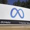 Facebook&#39;s Meta logo sign is seen at the company headquarters in Menlo Park, Calif. on Oct. 28, 2021. (AP Photo/Tony Avelar, File)