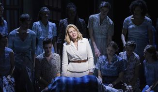 This image released by The Metropolitan Opera shows soprano Renée Fleming during a performance of Kevin Puts&#x27; &amp;quot;The Hours.&amp;quot; (Evan Zimmerman/The Metropolitan Opera via AP)