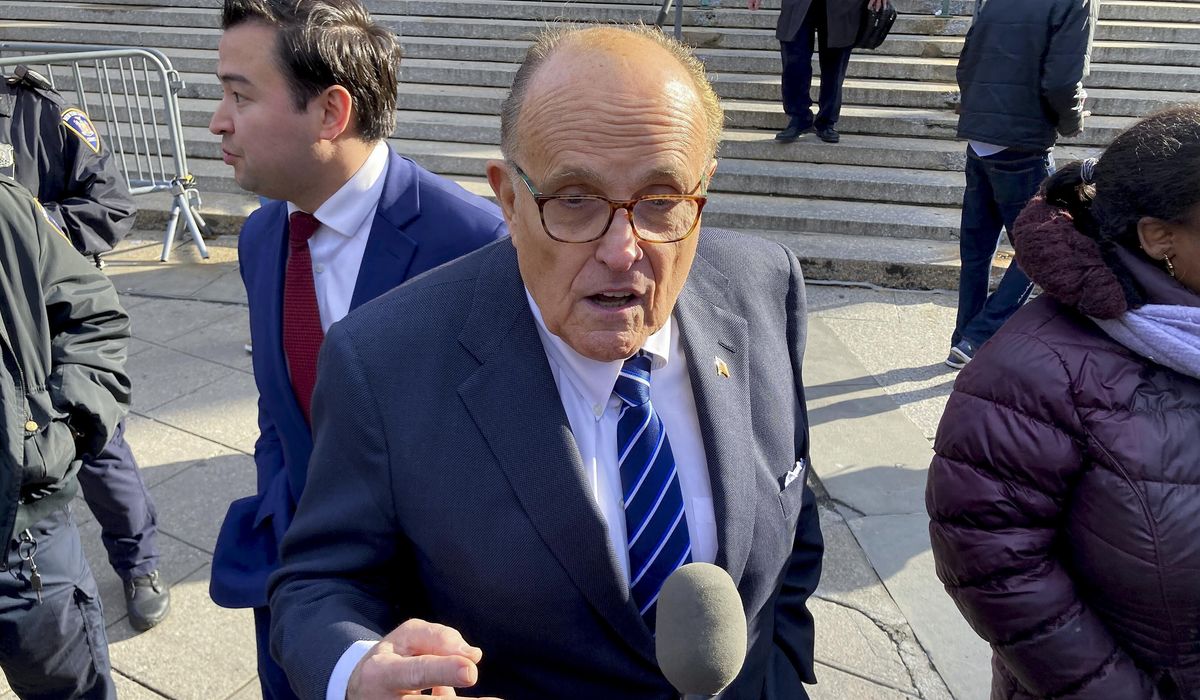 NextImg:Trump lawyer Rudy Giuliani interviewed in Jan. 6 investigation