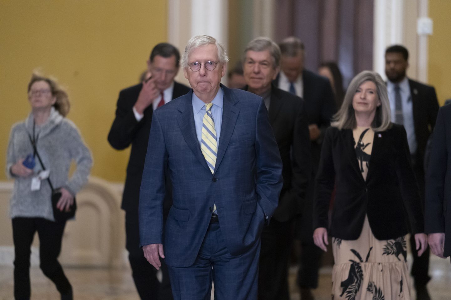 Conservatives balk at $1.7 trillion spending deal but McConnell says it's as good as it gets