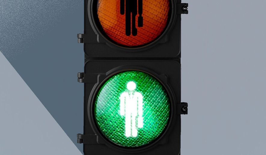 Green Light for Employment Illustration by Linas Garsys/The Washington Times