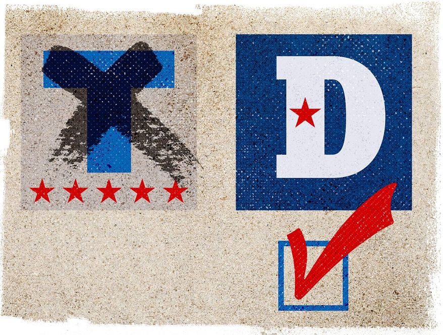 Voters&#x27; Choice 2024 not Donald Trump Illustration by Greg Groesch/The Washington Times