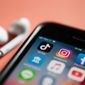 iPhone 7&#x27;s screen shows several social media application icons. (File photo credit: Wachiwit via Shutterstock)