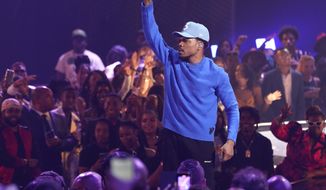 Chance the Rapper performs at the BET Awards on June 26, 2022, at the Microsoft Theater in Los Angeles. The Grammy winner along with rapper Vic Mensa will host the inaugural Black Line Star festival in Accra, Ghana, in January 2023. The weeklong festival will feature events, panel discussions and performances on Jan. 6, from Chance, Mensa, Erykah Badu, T-Pain, Jeremih, Sarkodie and Tobe Nwigwe. (AP Photo/Chris Pizzello, File)