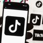FILE - The TikTok logo is seen on a cell phone on Oct. 14, 2022, in Boston. North Carolina Gov. Roy Cooper’s administration said it is reviewing the use of TikTok on state government devices, as the popular social media app is a growing source of security concerns from politicians in Washington and other states. (AP Photo/Michael Dwyer, File)