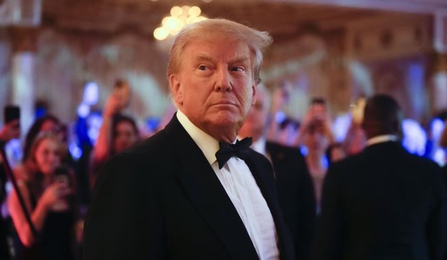 Former President Donald Trump arrives to speak at an event at Mar-a-Lago, Friday, Nov. 18, 2022, in Palm Beach, Fla. A House committee is set to release six years of Trump’s tax returns on Friday, Dec. 30, pulling back the curtain on financial records that the former president fought for years to keep secret. (AP Photo/Rebecca Blackwell, File)