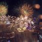 Fireworks explode over the Las Vegas Strip during a New Year&#39;s Eve celebration Sunday, Jan 1, 2023, in Las Vegas. (AP Photo/David Becker)