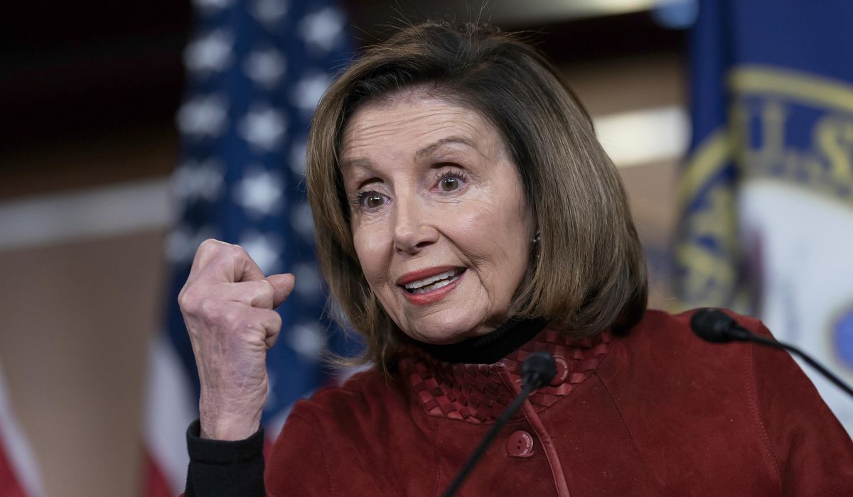NextImg:Nancy Pelosi slams Trump’s ‘reckless’ attempts to stoke base over expected arrest