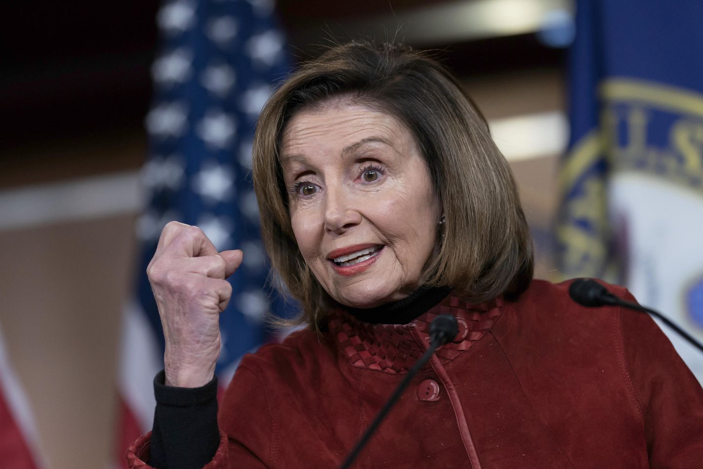 Nancy Pelosi slams Trump's 'reckless' attempts to stoke base over expected arrest