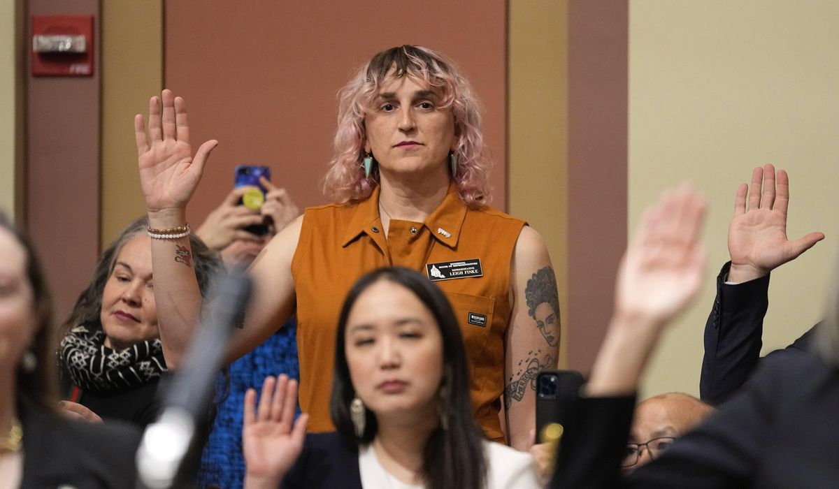 NextImg:Leigh Finke, transgender legislator, wins USA Today 2023 ‘Women of the Year’ honors