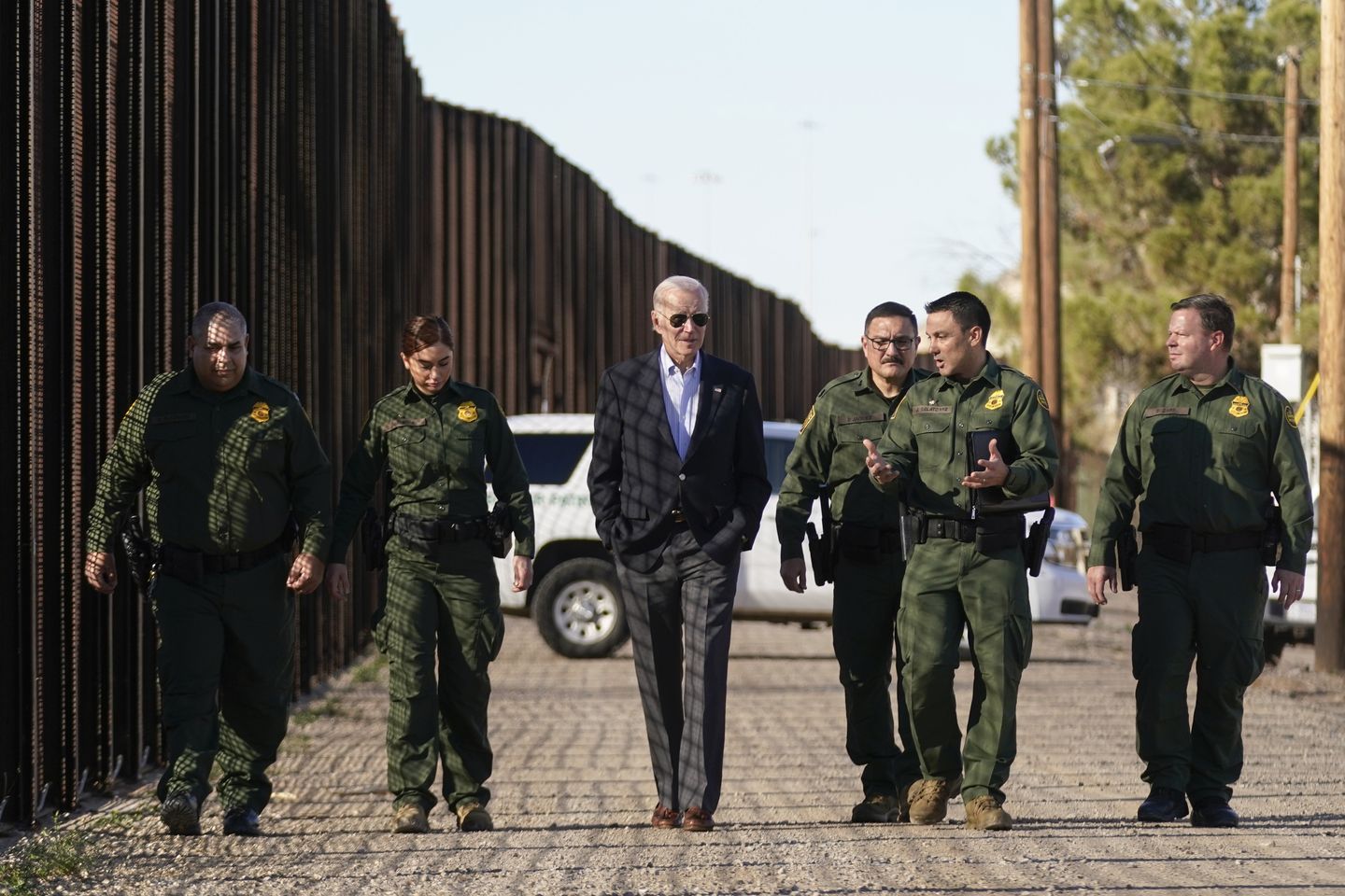 Biden In first border visit says answer is more money