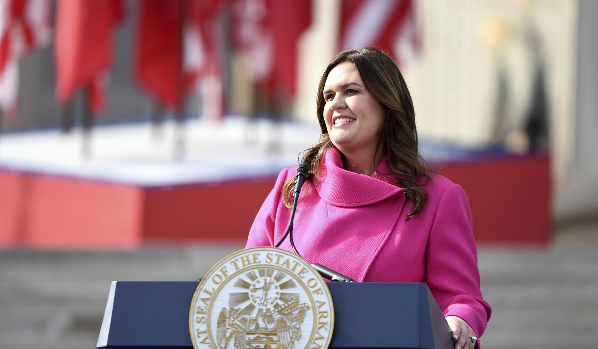 NextImg:Arkansas Gov. Sarah Sanders to deliver GOP response to State of Union address