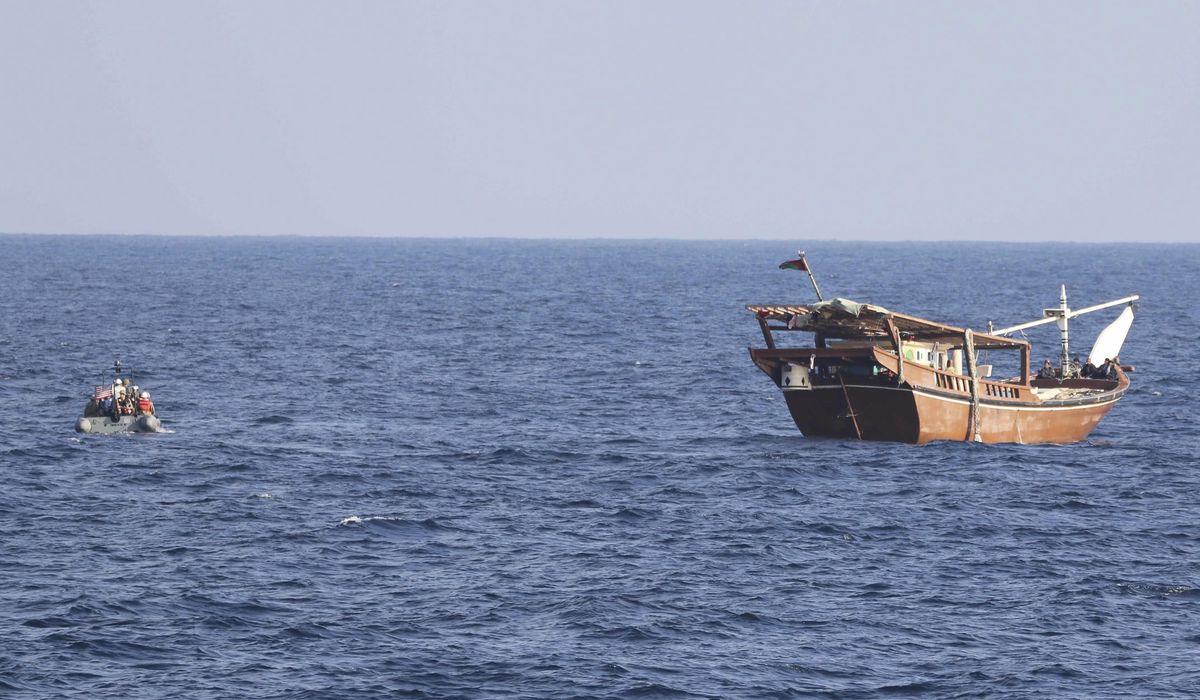 Navy seizes fishing boat carrying illegal weapons from Iran to Yemen