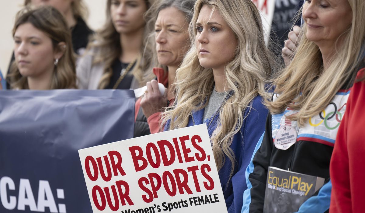 NextImg:Riley Gaines rips Roanoke Democrat who says women should be ‘training harder’