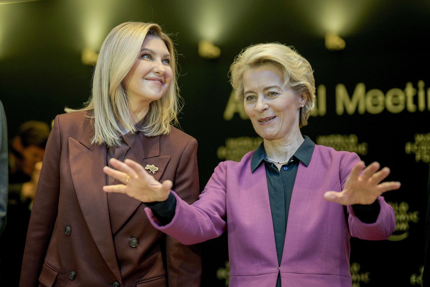 Ukrayna'nın First Lady'si Olena Zelenska, Davos'ta liderleri 'nüfuz kullanmaya' çağırdı
