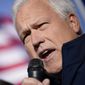 Matt Schlapp, chairman of the American Conservative Union, speaks during a news conference outside of the Clark County Election Department, Nov. 8, 2020, in North Las Vegas. (AP Photo/John Locher, File)