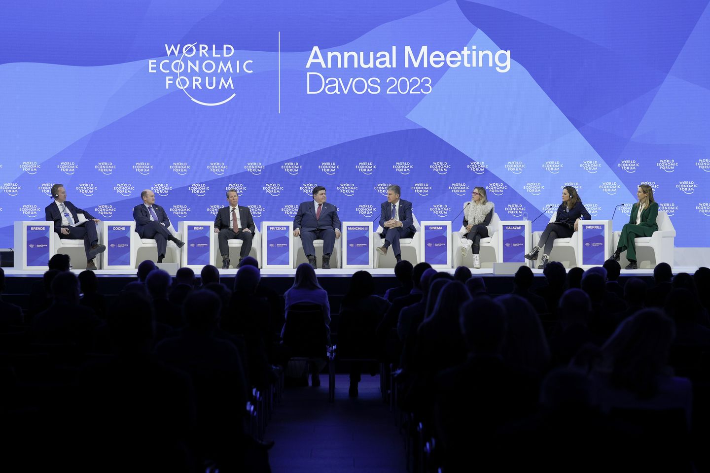 Joe Manchin, Kyrsten Sinema at Davos reassert opposition to gutting filibuster
