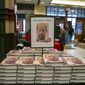 The book &quot;Spare&quot; by Prince Harry, Duke of Sussex, is for sale at a Barnes &amp; Noble store in Pittsford, New York, on Saturday, Jan. 14, 2023. (AP Photo/Ted Shaffrey)