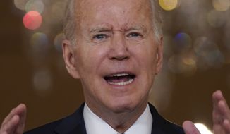 President Joe Biden speaks about the latest round of mass shootings, from the East Room of the White House in Washington, June 2, 2022. (AP Photo/Evan Vucci, File)