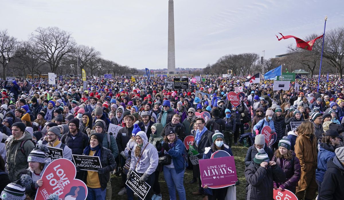 NextImg:National Archives apologizes for telling March for Lifers to remove or conceal pro-life attire