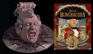 Robin Williams as the King of the Moon in &quot;The Adventures of Baron Munchausen,&quot; now available in the 4K Ultra HD disk format from Criterion.