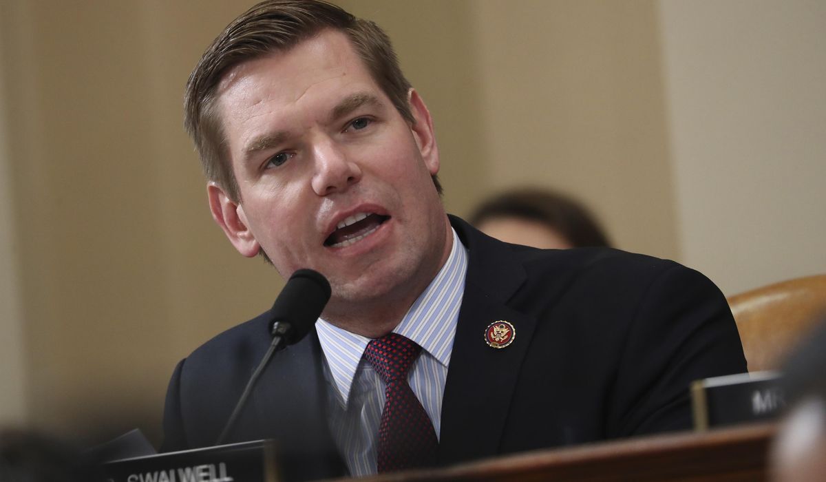 NextImg:Rep. Eric Swalwell speculates Kevin McCarthy will be next to leave Congress