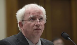 Chapman School of Law professor John Eastman testifies on Capitol Hill in Washington, March 16, 2017. Conservative attorney Eastman, a lead architect of some of former President Donald Trump&#39;s efforts to remain in power after the 2020 election, was slapped Thursday, Jan.26, 2023, with a series of disciplinary charges in California that could lead to his disbarment. (AP Photo/Susan Walsh, File)