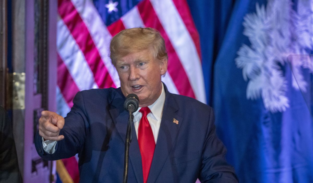 NextImg:Trump says he’s ‘more committed now’ in his first campaign events in New Hampshire, South Carolina