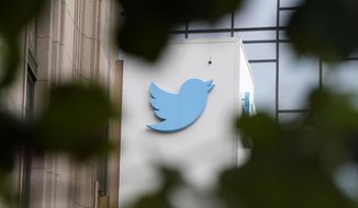 A sign at Twitter headquarters is shown in San Francisco, Dec. 8, 2022. The House Oversight Committee is set to hear testimony from former Twitter employees involved in the social media platform’s handling of reporting on President Joe Biden’s son Hunter. The committee confirmed Monday that the former Twitter employees will testify at a hearing next week. (AP Photo/Jeff Chiu, File)