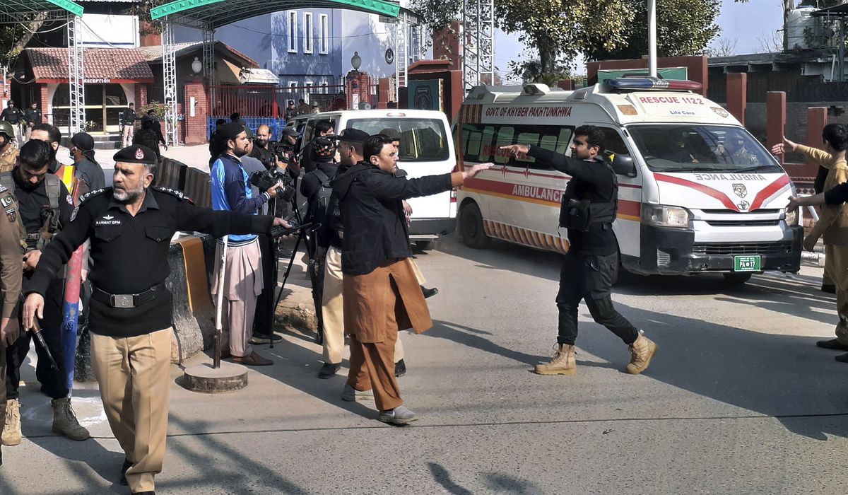 NextImg:Suicide bomber kills 20, wounds 96 at mosque in NW Pakistan