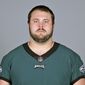This is a 2022 photo of Josh Sills of the Philadelphia Eagles NFL football team. Josh Sills, a reserve offensive lineman for the NFC champion Philadelphia Eagles, has been indicted on rape and kidnapping charges that stem from an incident in Ohio just over three years ago, authorities said Wednesday, Feb. 1, 2023. (AP Photo, File) **FILE**