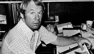 Bobby Beathard, director of player personnel for the Miami Dolphins, is pictured, Jan. 23, 1975 in Miami. The four-time Super Bowl winning executive has died. He was 86. A spokesperson for the Washington Commanders said Beathard&#x27;s family told the team he died earlier this week at his home in Franklin, Tennessee.  (AP Photo)