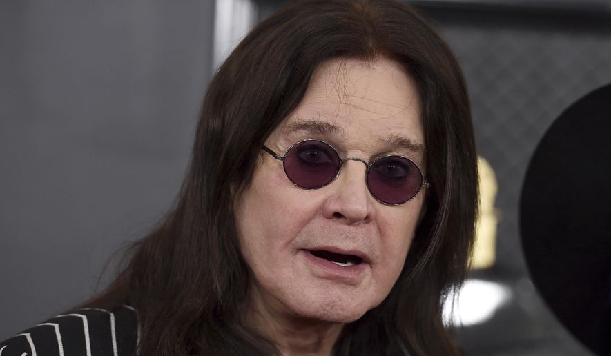 Ozzy Osbourne arrives at the 62nd annual Grammy Awards at the Staples Center on Jan. 26, 2020, in Los Angeles. Osbourne announced the cancellation of his 2023 tour dates in the U.K. and continental Europe, in a statement issued on early Wednesday, Feb. 1, 2023. (Photo by Jordan Strauss/Invision/AP, File)
