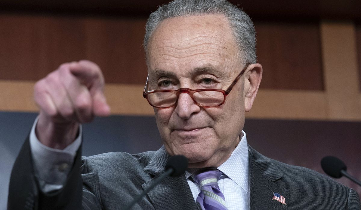 NextImg:Defending Biden’s response to China spying, Schumer says Senate to get classified briefing on threat