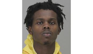 This image provided by Dallas County Jail shows Davion Irvin. Dallas police say Irvin, has been arrested, Thursday, Feb. 2, 2023, in the case of the two monkeys that were taken from the Dallas Zoo after he was spotted near the animal exhibits at an aquarium in the city.   (Dallas County Jail via AP)