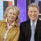 FILE - Charles Kimbrough, right, poses with Candice Bergen, a fellow cast member of the &quot;Murphy Brown&quot; TV series, as they are reunited for a segment of the NBC &quot;Today&quot; program in New York, on Feb. 27, 2008. Kimbrough, a Tony- and Emmy-nominated actor who played a straight-laced news anchor opposite Bergen on &quot;Murphy Brown,&quot; died Jan. 11, 2023, in Culver City, Calif. He was 86. The New York Times first reported his death Sunday, Feb 5. (AP Photo/Richard Drew, File)