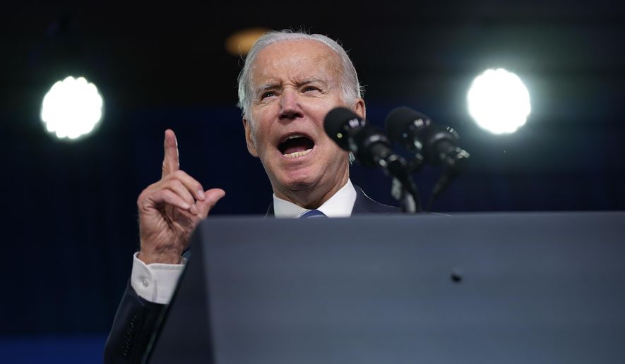 President Joe Biden speaks at the Democratic National Committee winter meeting, Friday, Feb. 3, 2023, in Philadelphia. Biden will deliver his State of the Union address on Tuesday night. (AP Photo/Patrick Semansky) **FILE**