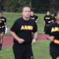 Students in the new Army prep course run around a track during physical training exercises at Fort Jackson in Columbia, S.C., Aug. 27, 2022. The new program prepares recruits for the demands of basic training. The Army is trying to recover from its worst recruiting year in decades, and officials say those recruiting woes are based on traditional hurdles. The Army is offering new programs, advertising and enticements to try to change those views and reverse the decline. (AP Photo/Sean Rayford, File)